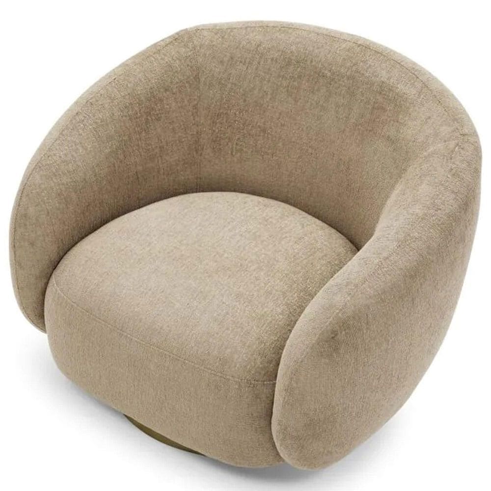 Eichholtz Brice Swivel Chair in Hastings Beige, , large