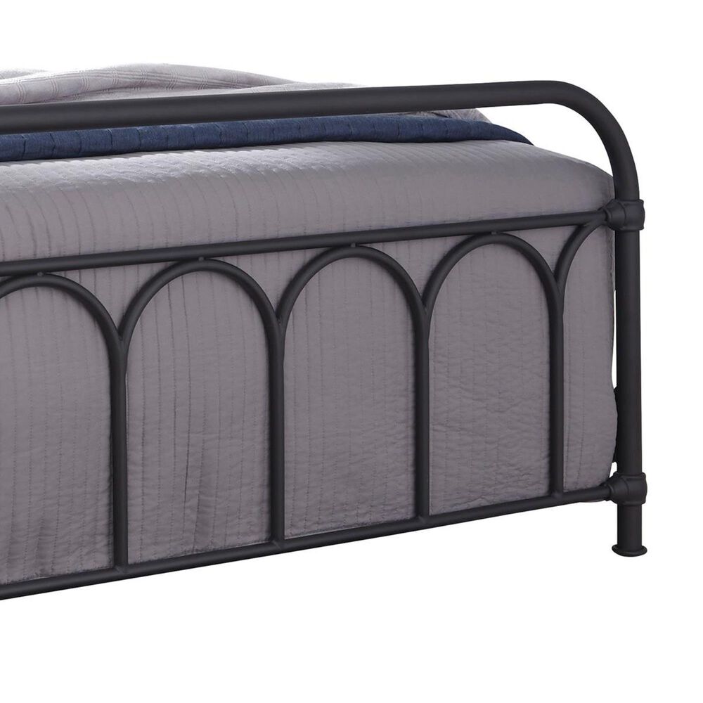 Ashley Nashburg Full Metal Slat Bed in Black, , large