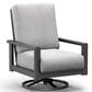 Homecrest Elements High Back Swivel Rocker Chat Chair in Carbon, , large