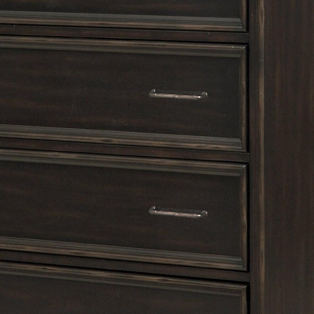 at HOME Caldwell Chest in Caldwell Dark Brown with Black, , large