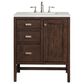 James Martin Vanities Addison 30" Single Bathroom Vanity in Mid-Century Acacia with 3 cm Lime Delight Quartz Top and Rectangular Sink, , large