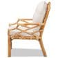 Baxton Studio Sonia Rattan Arm Chair in White, , large