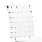 Zuo Modern Criss Cross Bar Stools in White and Silver (Set of 2), , large