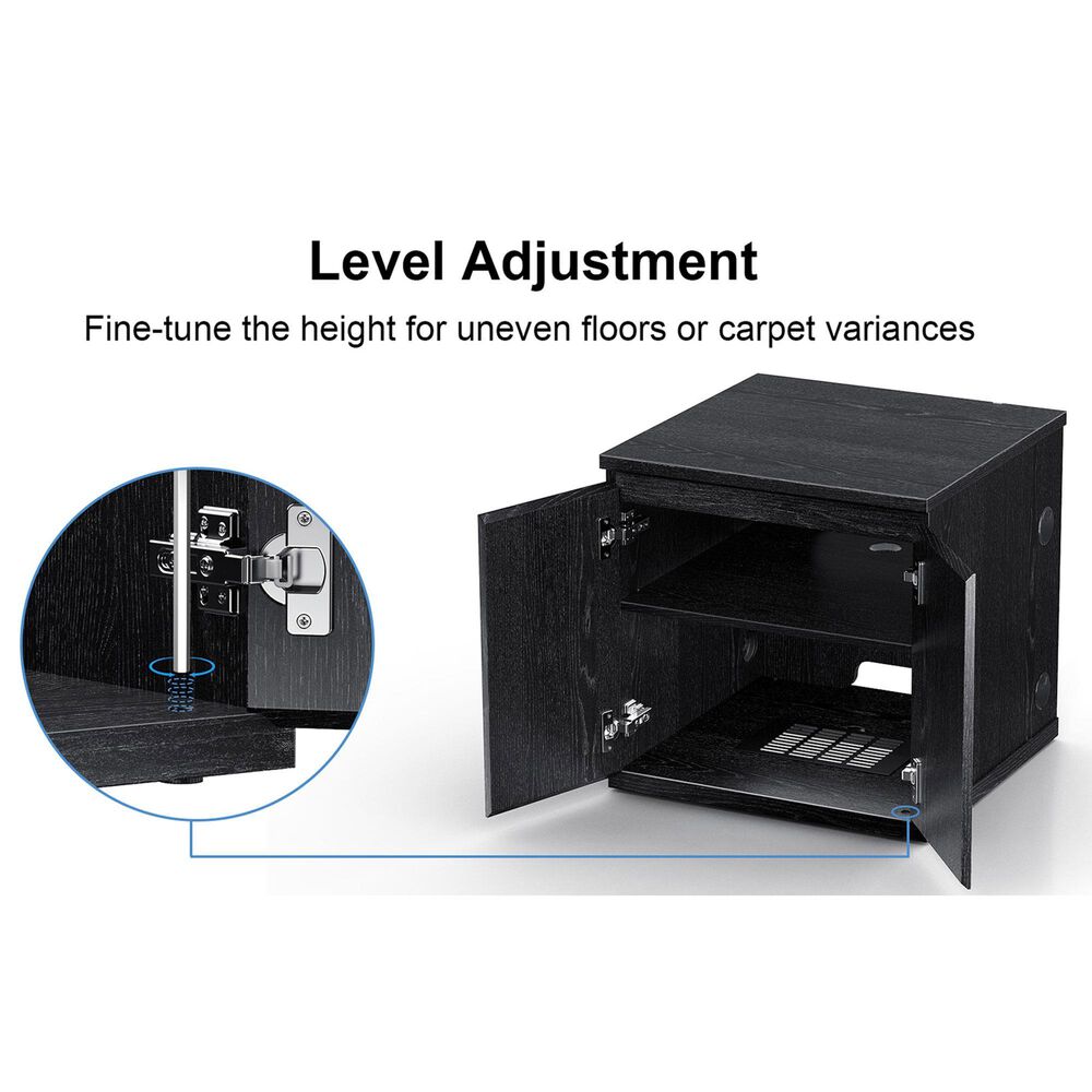 ErgoAV Modular Shelf Cabinet in Black, , large