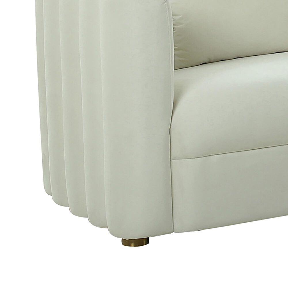 Tov Furniture Callie RAF Sectional in Cream Velvet, , large