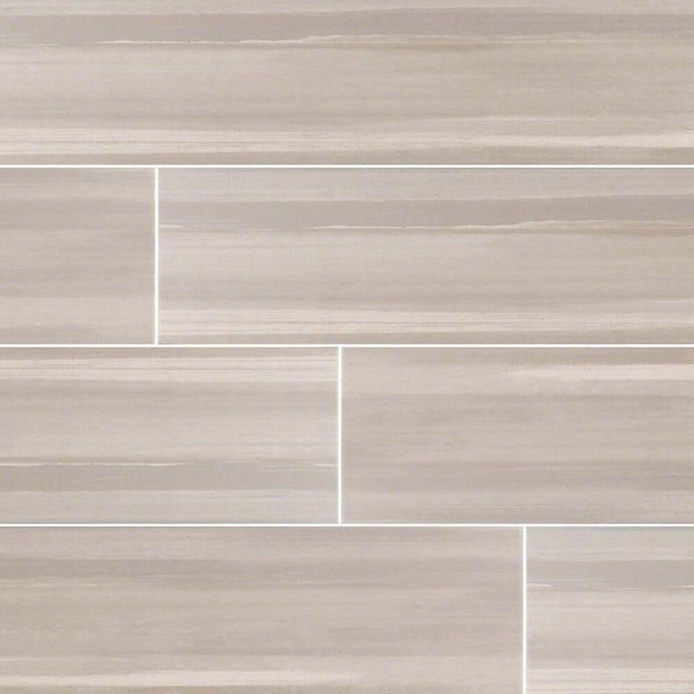 MS International Watercolor Grigio 12&quot; x 24&quot; Porcelain Tile, , large