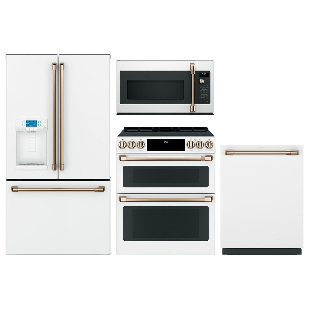 Cafe 4 Piece Kitchen Package in White, , large