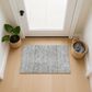 Dalyn Rug Company Soft Essentials Solid Silver 2"6" x 3"10" Indoor/Outdoor Area Rug, , large