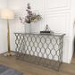 Maple and Jade Frame Console Table in Silver, , large