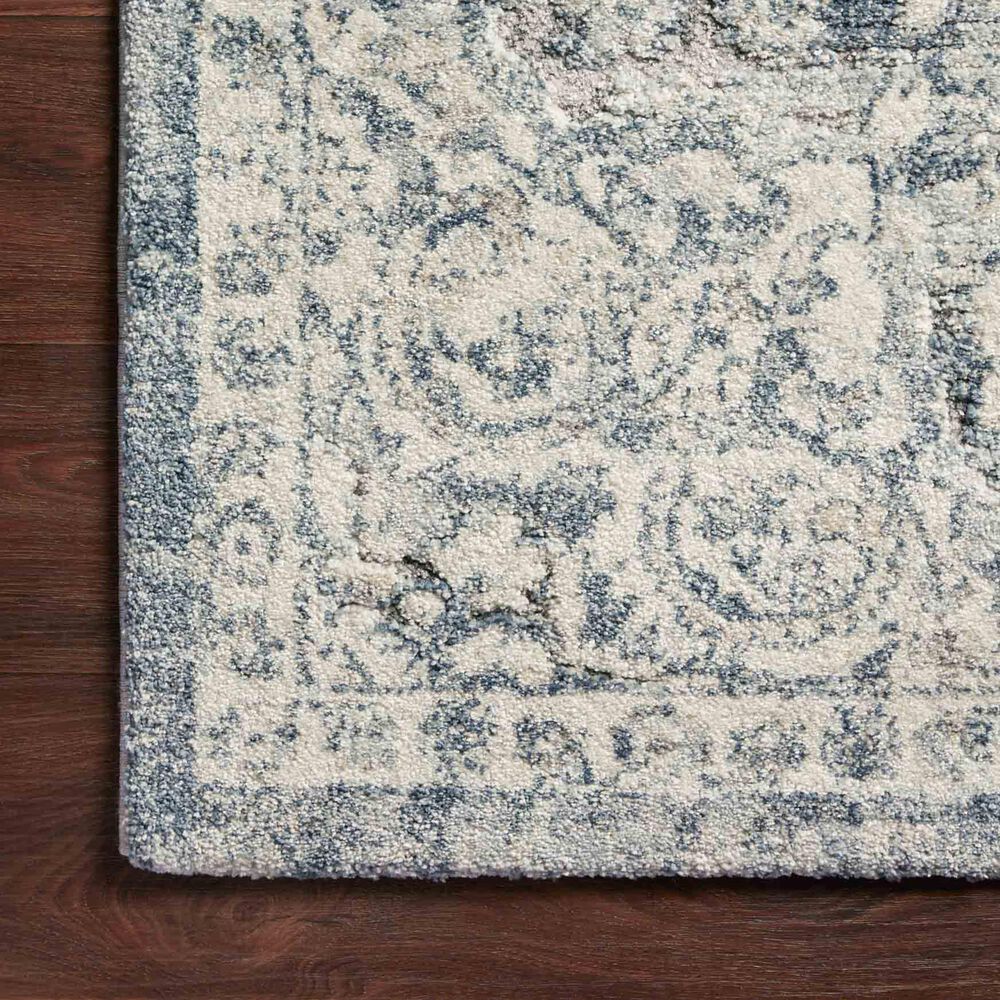 Loloi Theory THY-02 2&#39;7&quot; x 4&#39; Ivory and Blue, , large