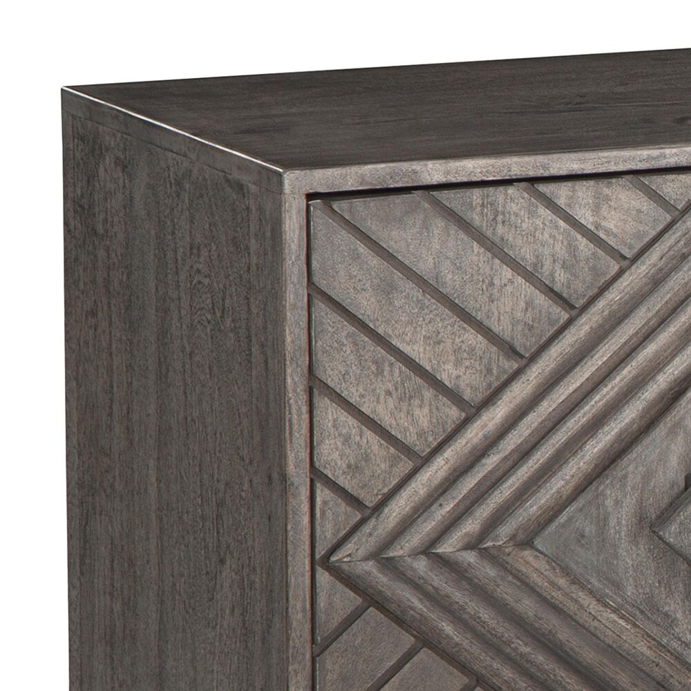 Ashley Treybrook Accent Cabinet in Distressed Gray and Black, , large