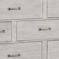 Signature Design by Ashley Brashland 3 Piece Queen Bedroom Set in White Textured, , large