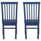 Linon Home Decor Percival Side Chair in Navy Blue (Set of 2), , large