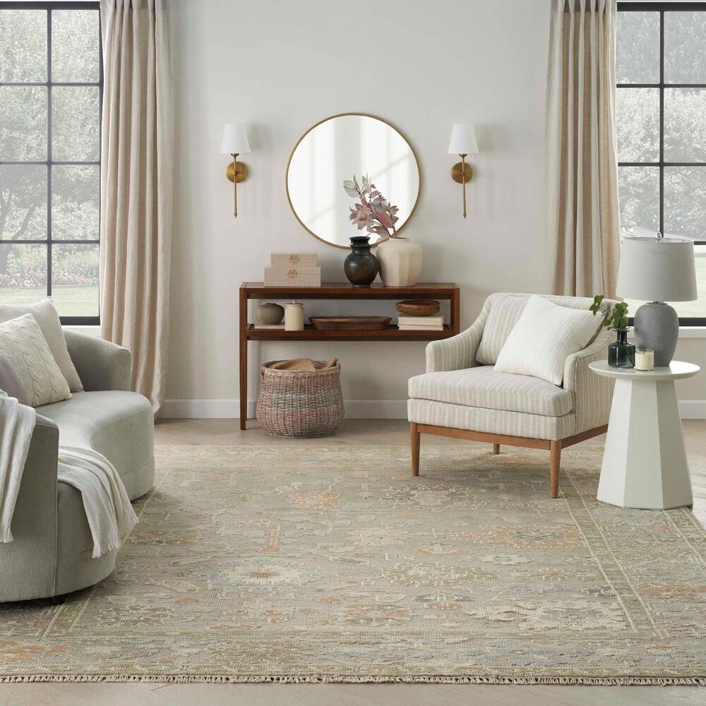 Nourison Whispers 10&#39; x 14&#39; Taupe Area Rug, , large