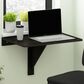 HOMLUX Wall Mounting Folding Table in Espresso, , large