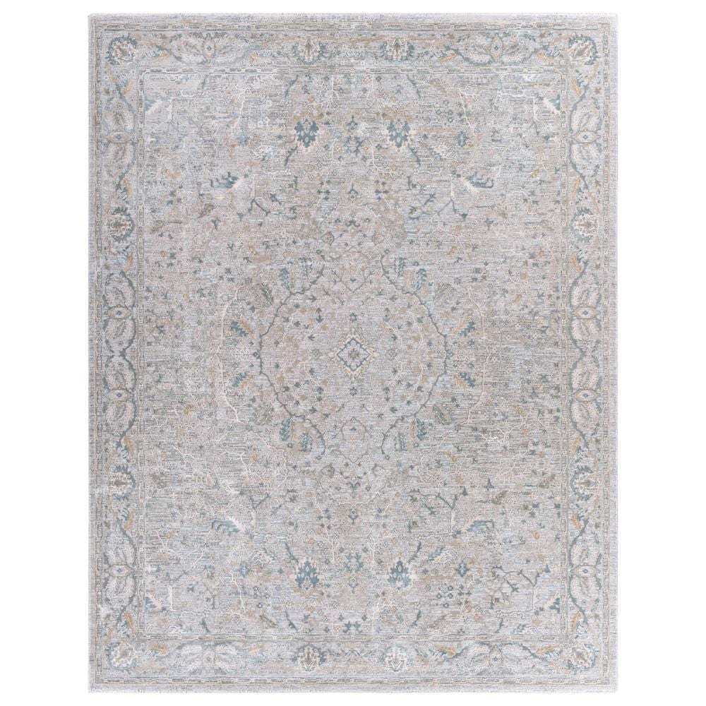 Surya Brunswick 10" x 14" Beige, Sage and Blue Area Rug, , large
