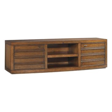 Sligh Longboat Key Spinnaker Point Media Console in Hickory, , large