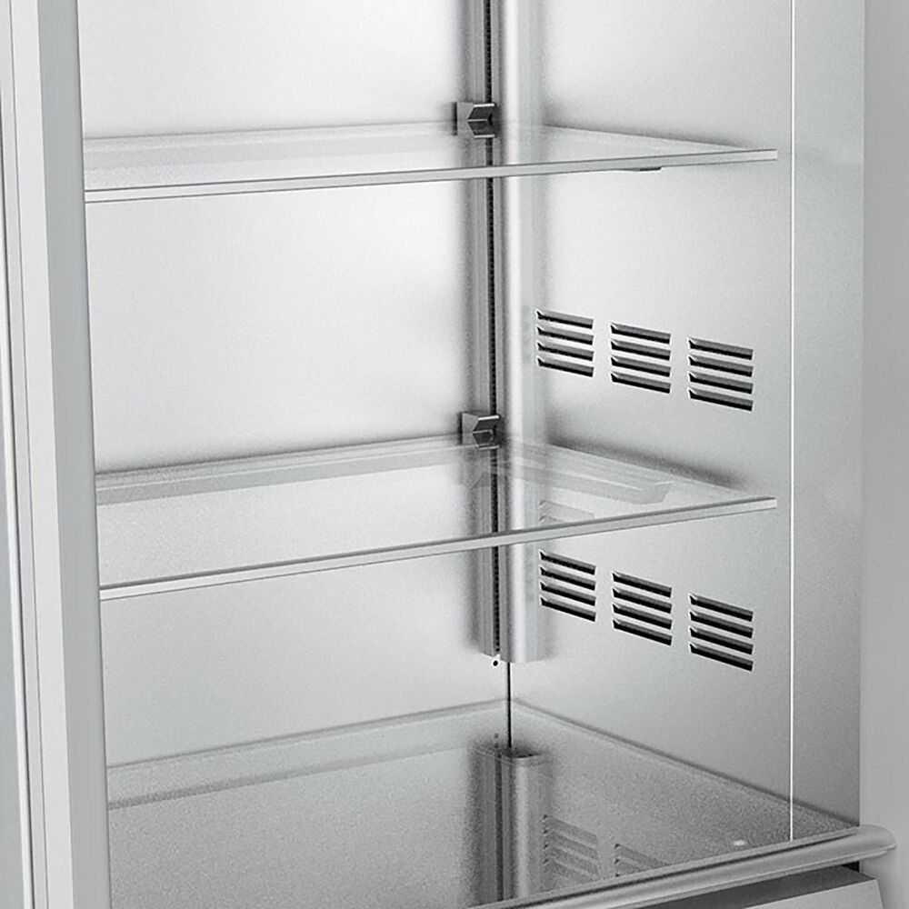 Hestan 13.03 Cu. Ft. Built-In Column Refrigerator with EvenFlow Air Circulating Technology in Steeletto, , large
