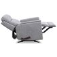 Flexsteel Compact Manual Gliding Recliner in Moon Gray, , large