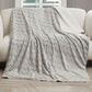 Duke Imports Regal Comfort Rainfall 50" x 70" Throw in Gray, , large