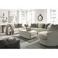 Ashley Soletren Oversized Accent Ottoman in Stone, , large