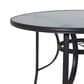 Redline Creation Inc. 5-Piece Round Dining Set in Black, , large