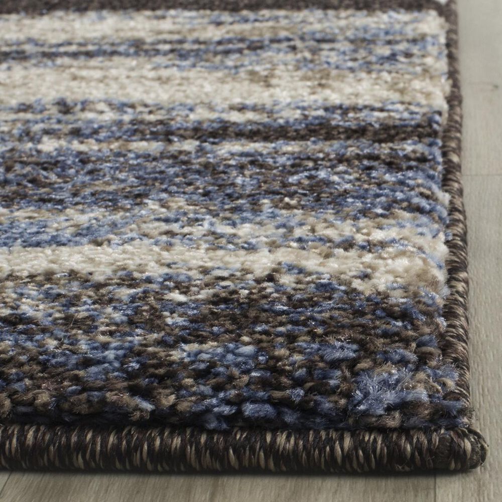 Safavieh Retro RET2138-1165 2&#39;3&quot; x 9&#39; Cream and Blue Runner, , large