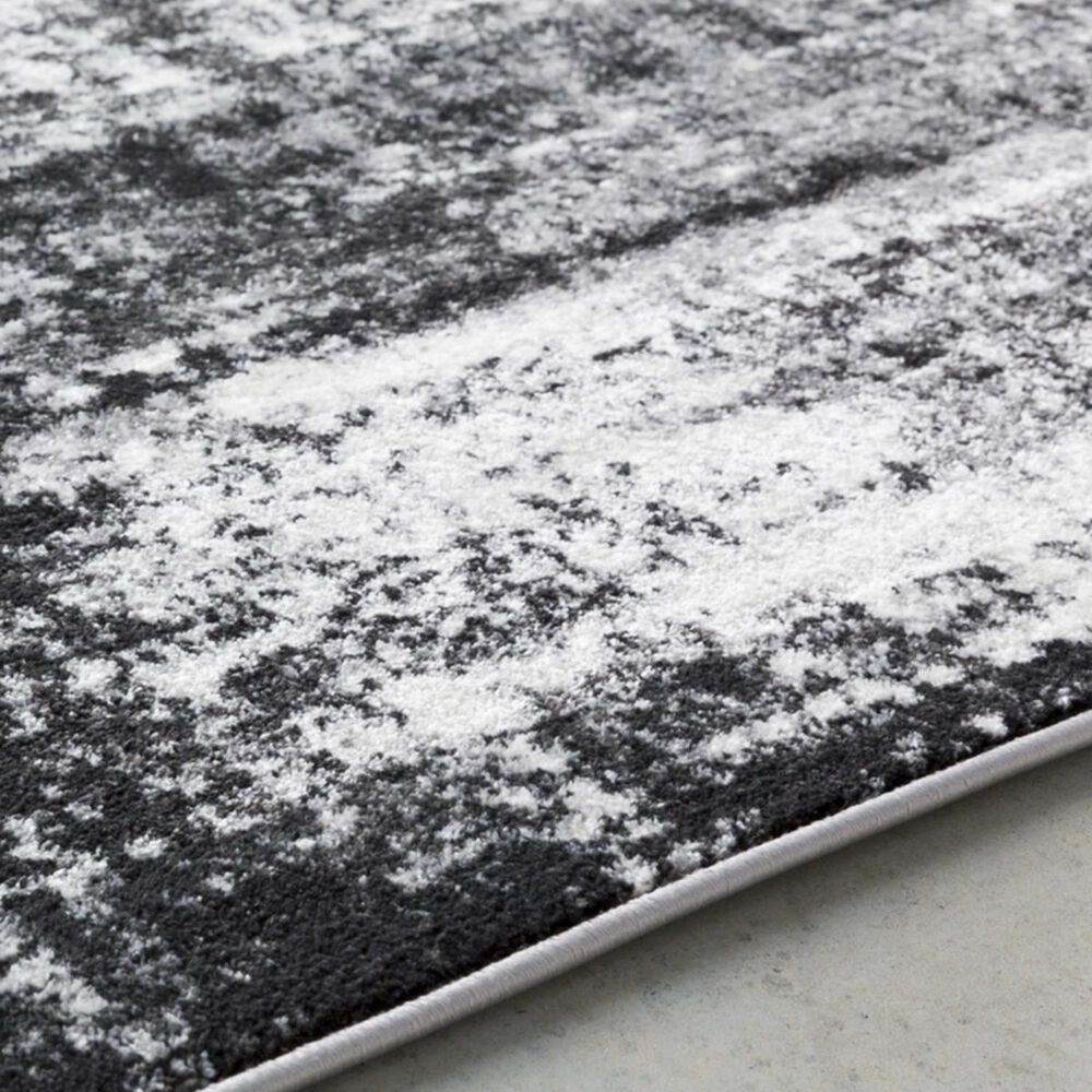 Surya Pepin PEI-1006 7&#39;10&quot; x 11&#39; Charcoal, Black and Cream Area Rug, , large