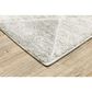 Oriental Weavers Cambria Lattice 1"10" x 7"6" Grey Runner, , large