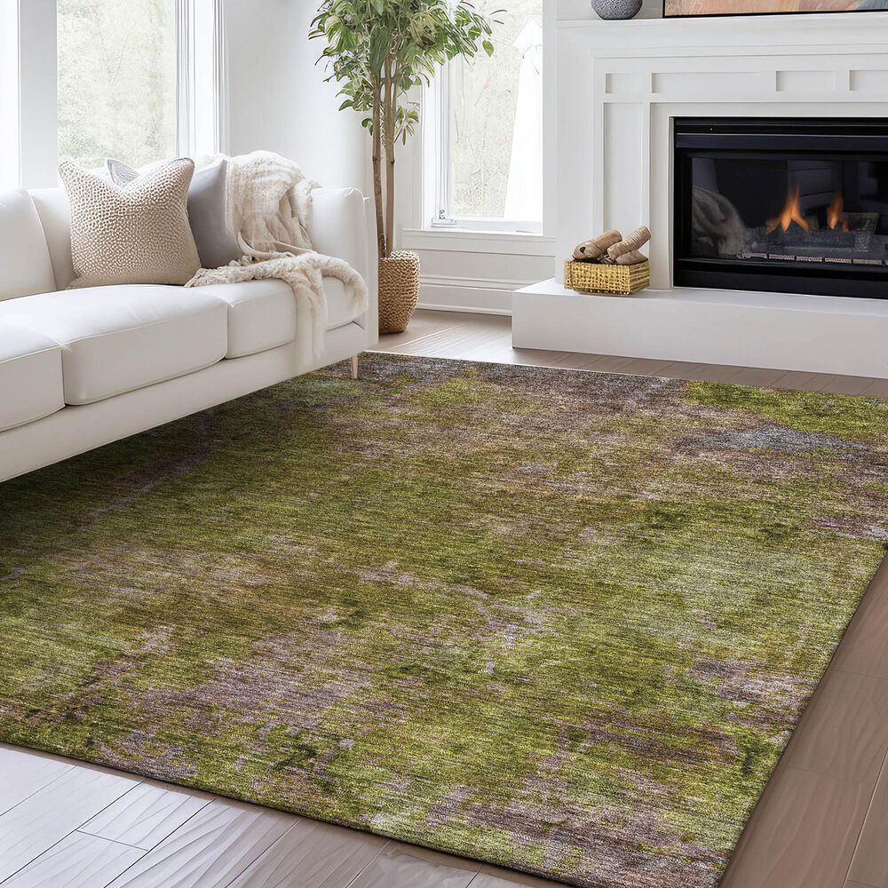Dalyn Rug Company Trevi TV9 3&#39; x 5&#39; Green Area Rug, , large
