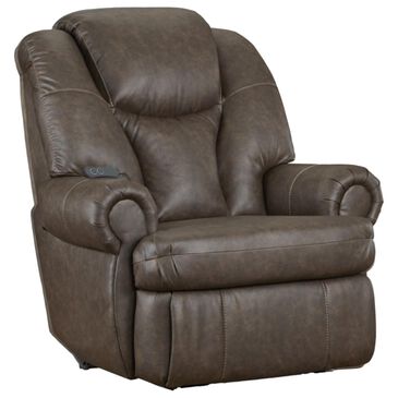 HomeStretch Kong Power Recliner in Walnut, , large