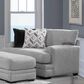 Moore Furniture Cleo Chair and a Half in Pebble, , large
