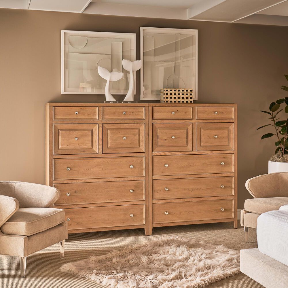 Universal Furniture Weekender 5-Piece King Panel Bedroom Set in Sand Dune and Natural, , large