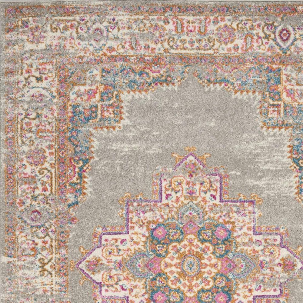 Nourison Passion PSN03 1&#39;10&quot; x 6&#39; Grey Runner, , large