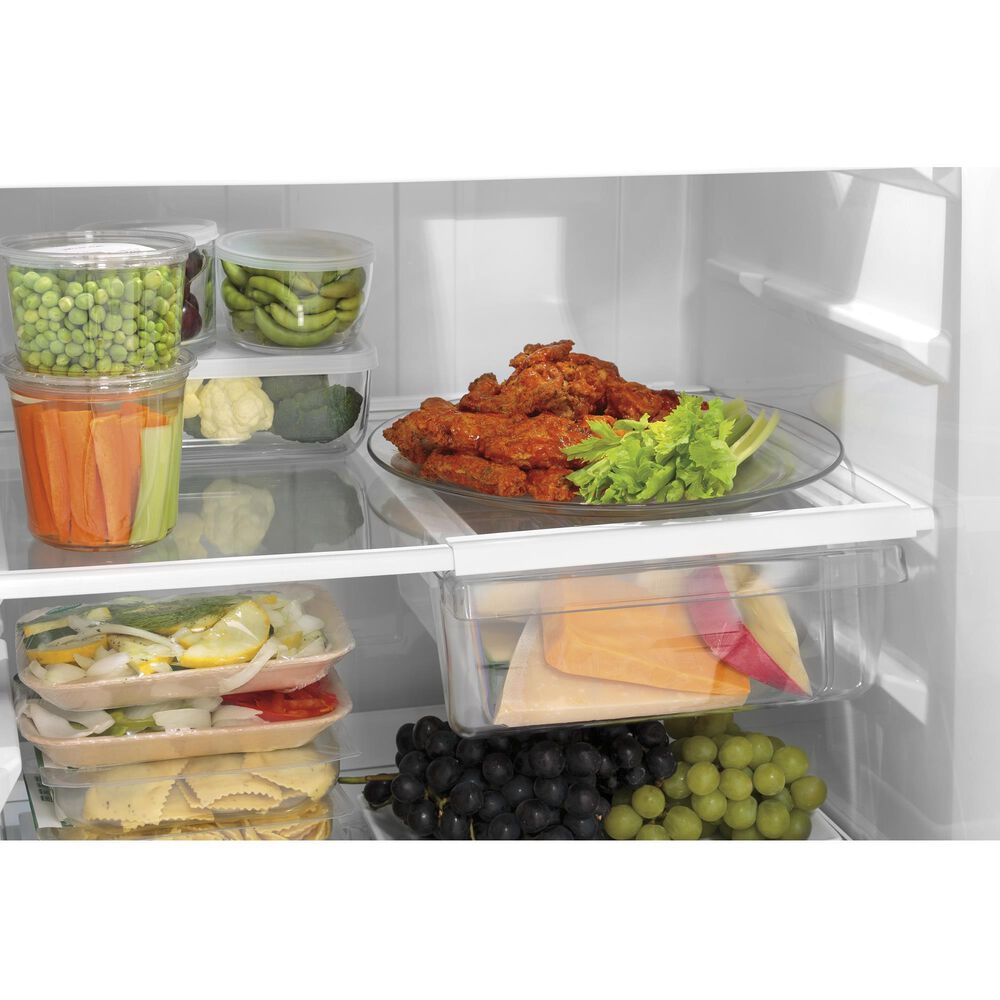 GE Appliances 21.9 Cu. Ft. Top-Freezer Refrigerator with High Gloss Handle in Slate, , large