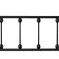 HOMLUX Twin Metal Bed Frame in Black, , large