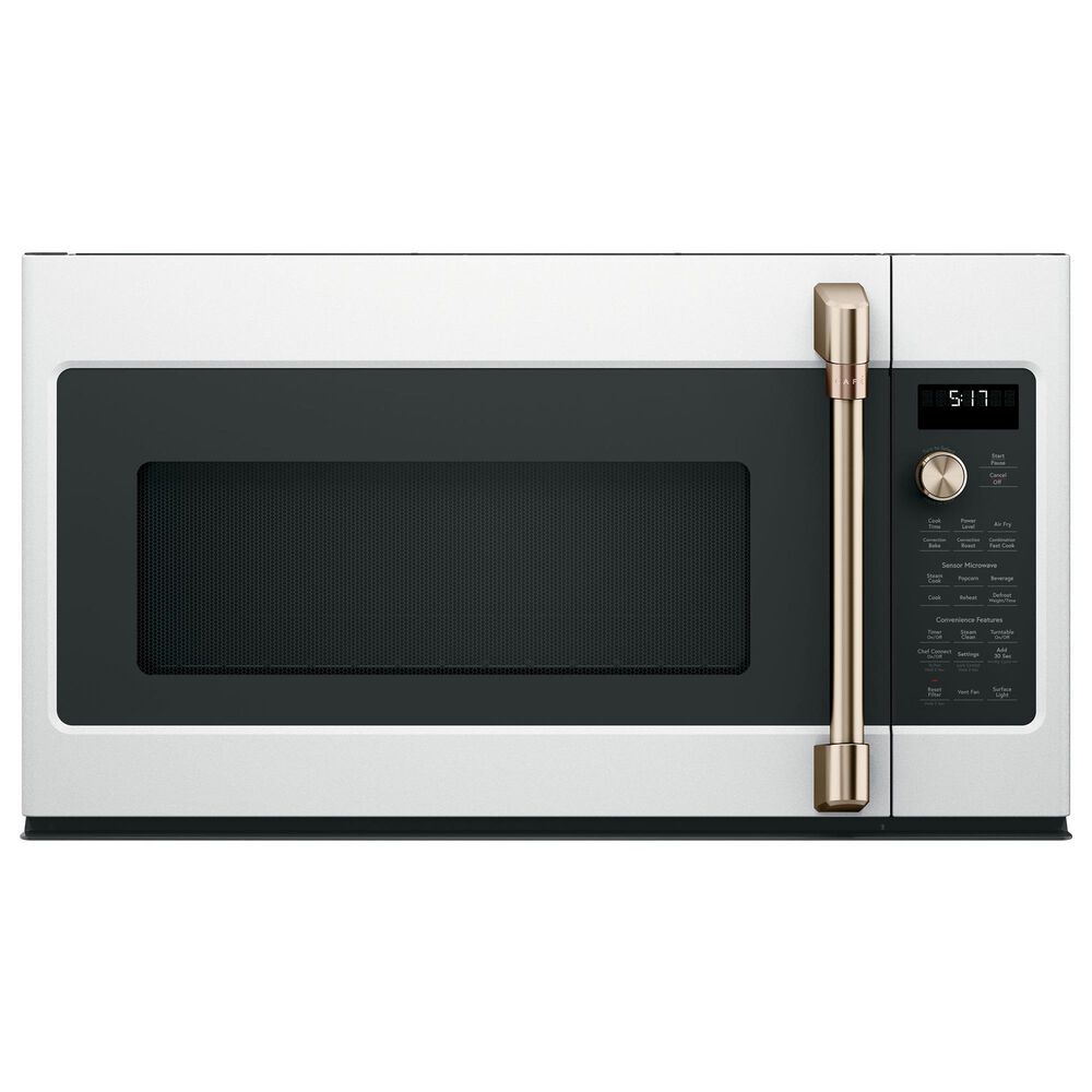 Cafe 1.7 Cu. Ft. Over-the-Range Microwave Oven in Matte White, , large