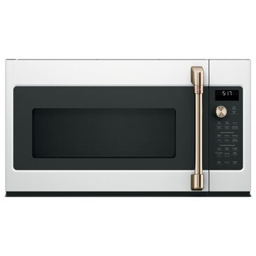 Cafe 1.7 Cu. Ft. Over-the-Range Microwave Oven in Matte White, , large