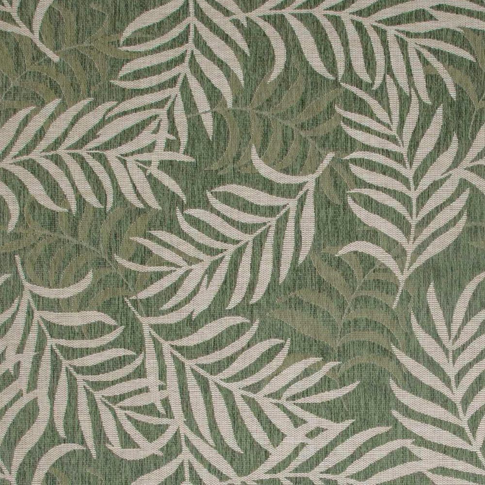 Nourison Garden Oasis GOA01 Green and Ivory 8&#39; x 10&#39; Indoor/Outdoor Area Rug, , large