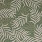 Nourison Garden Oasis GOA01 Green and Ivory 8" x 10" Indoor/Outdoor Area Rug, , large