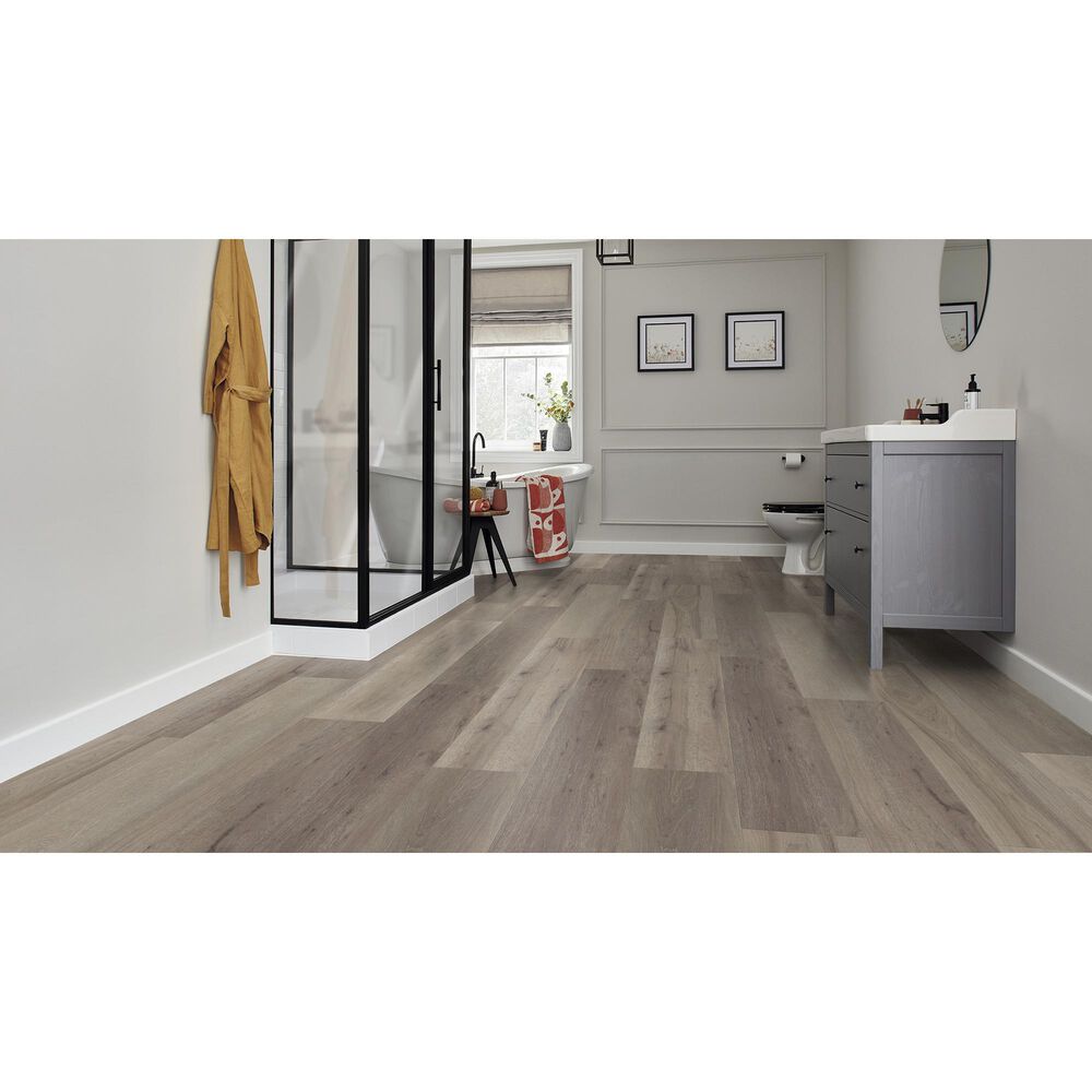 Karndean Korlok Select Washed Grey Ash 9&quot; x 56&quot; Luxury Vinyl Plank, , large