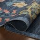 Rifle Paper Co. x Loloi Rosa Hawthorne 5" x 7"6" Navy Area Rug, , large