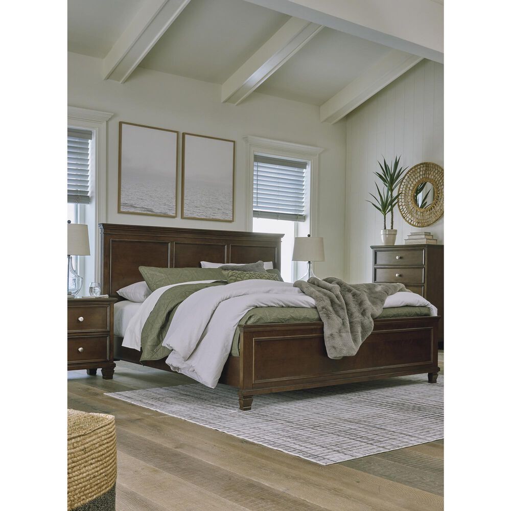 Ashley Danabrin Queen Panel Bed in Brown, , large