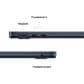 Apple MacBook Air 13-inch Laptop M4 chip - 10 Core CPU - 8 Core GPU - 16GB Memory - 256GB SSD - Midnight (Latest Model), , large