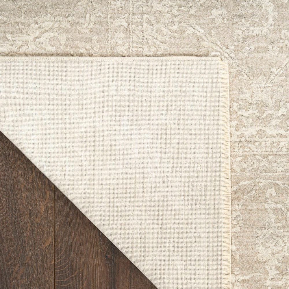 Nourison Moonlit MLI03 Ivory and Grey 9' x 12' Area Rug, , large