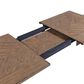Hawthorne Furniture Oslo 6-Piece Rectangular Dining Set with 24" Leaf in Weathered Chestnut, , large