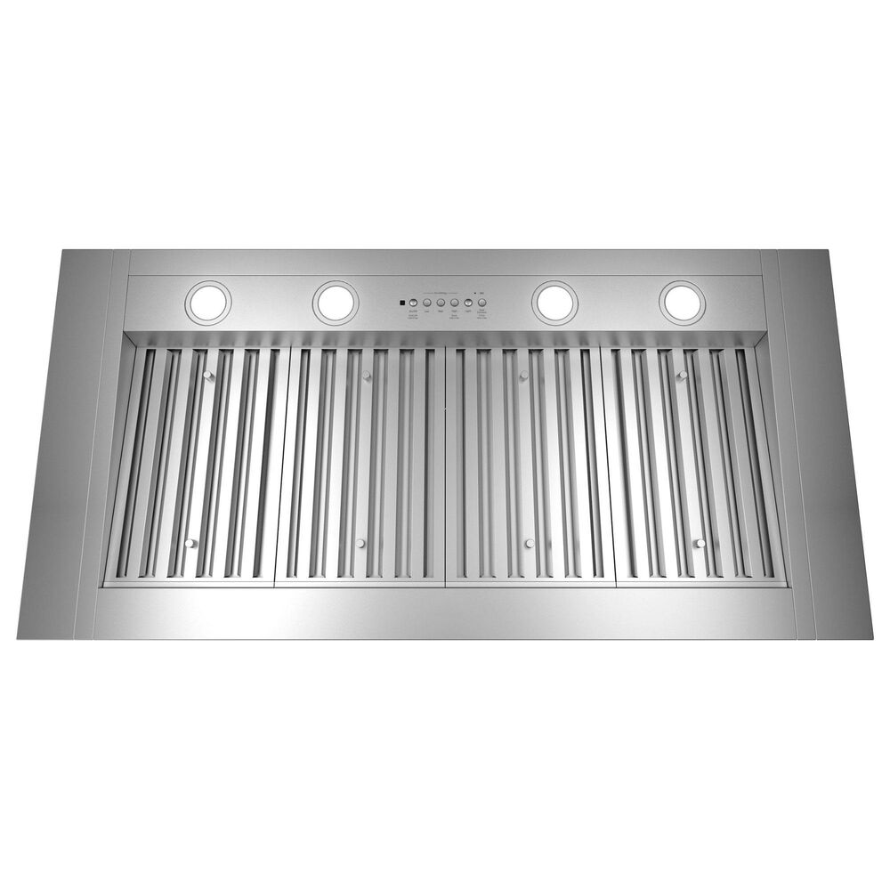 GE Profile 48" Custom Hood Insert with 4-Speed in Stainless Steel, , large