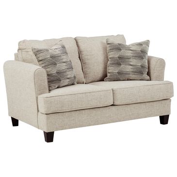 Signature Design by Ashley Callisburg Stationary Loveseat in Linen, , large