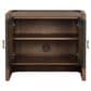 Four Hands Kiran Nightstand in Amber Oak and Dark Green, , large