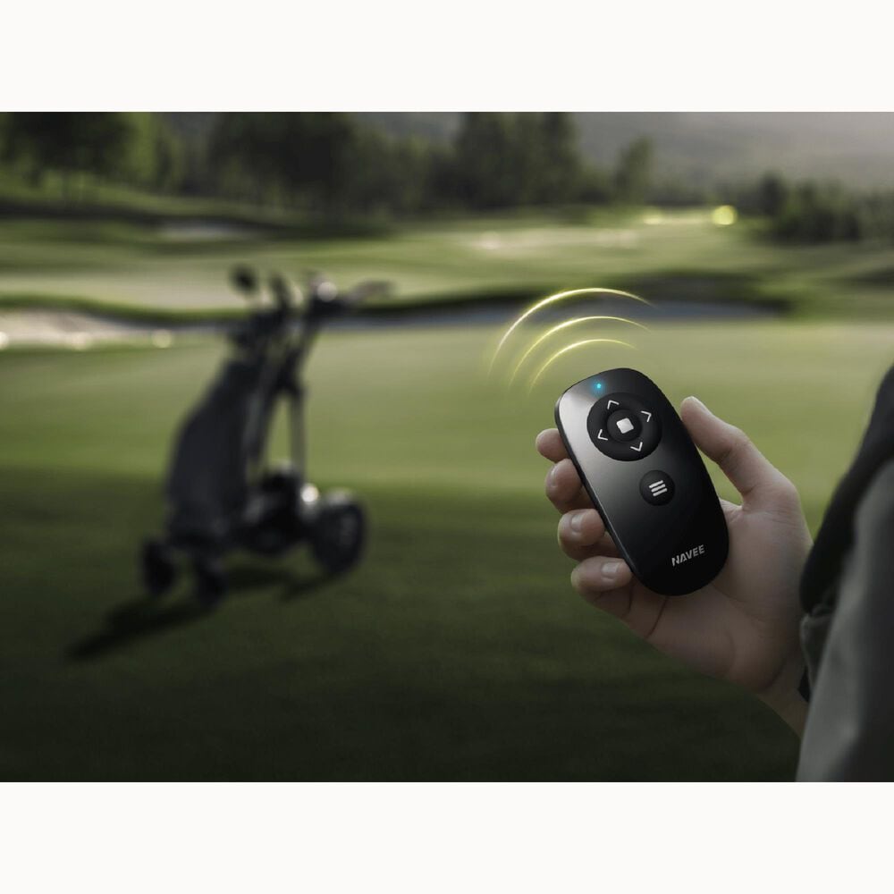 Navee Birdie 3X Electric Golf Push Cart in Black, , large